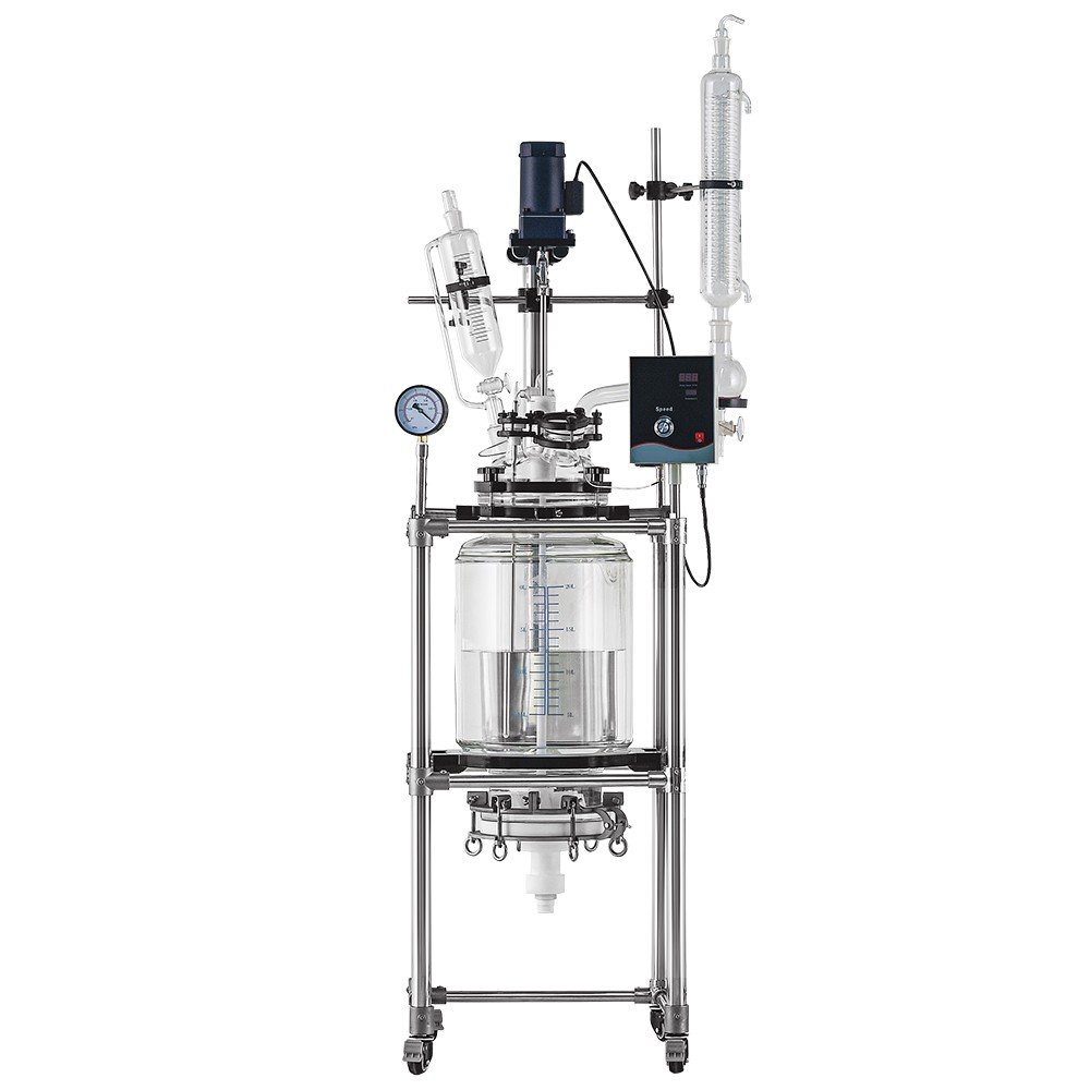 雙層玻璃反應(yīng)釜(砂芯過濾)